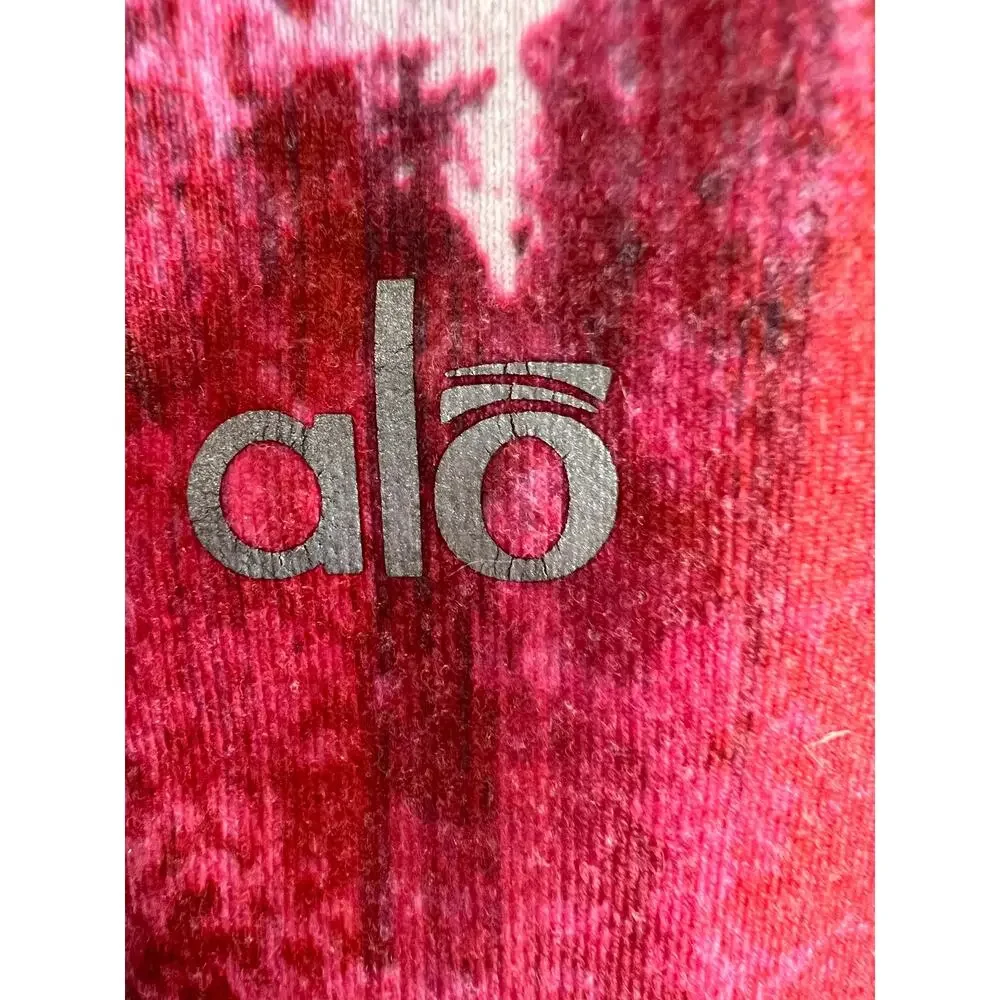 ALO Yoga Airbrush Leggings in Pink Desert Sunset Full Length 28